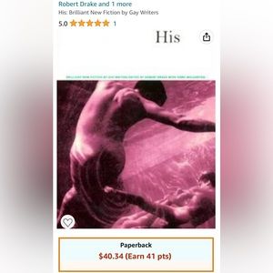 Book his ,brilliant and fiction by gay writers editedRobert DrakeTerry Wolverton